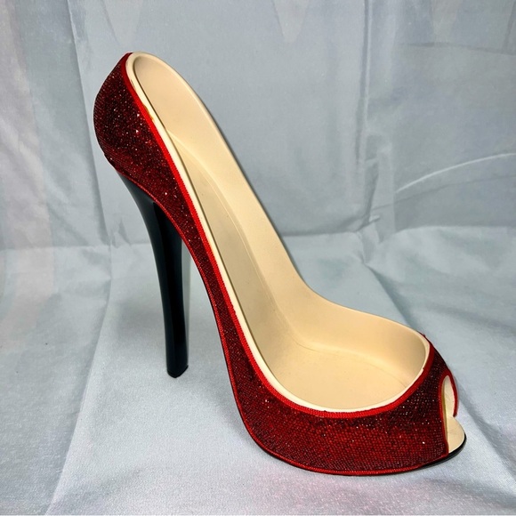 High Heel Wine Caddy Wine Bottle Holder Stiletto - Picture 2 of 8